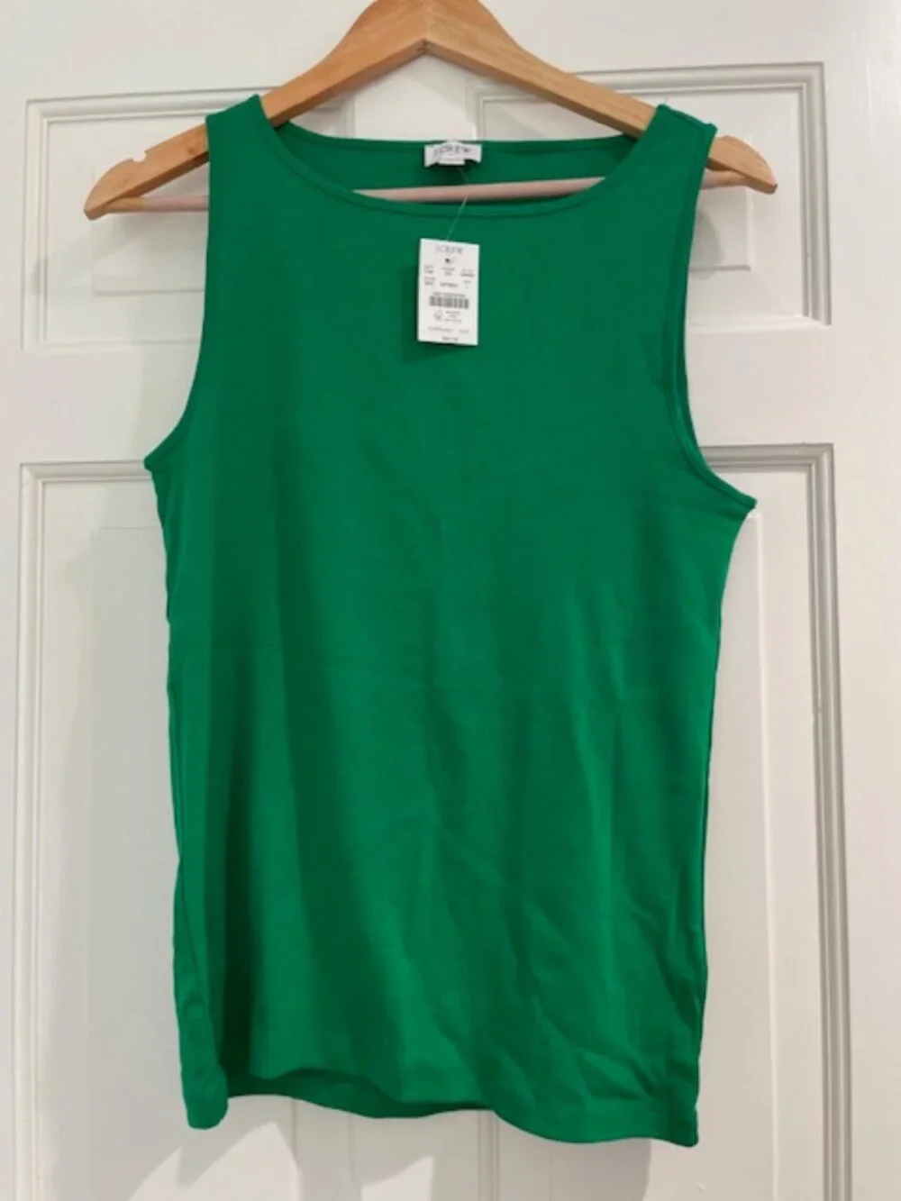 J Crew Tank - Grass Green - size L